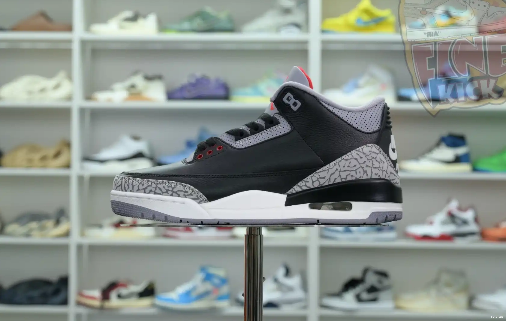 Cement Reimagined” Jordan Air 3“Black 0408